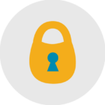 lock icon representing ID theft protection